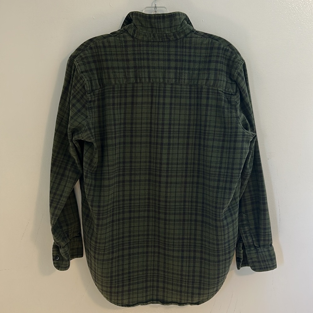 Madewell Women’s Boyshirt oversized Flannel.100% Cotton Size Small. Hunter Green - Picture 2 of 11